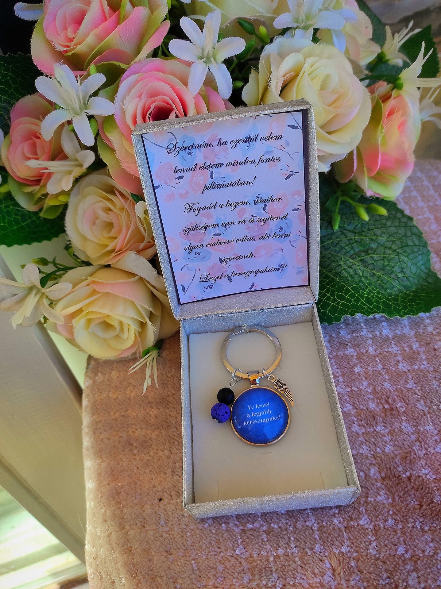 Legjobb keresztapa leszel kulcstartó